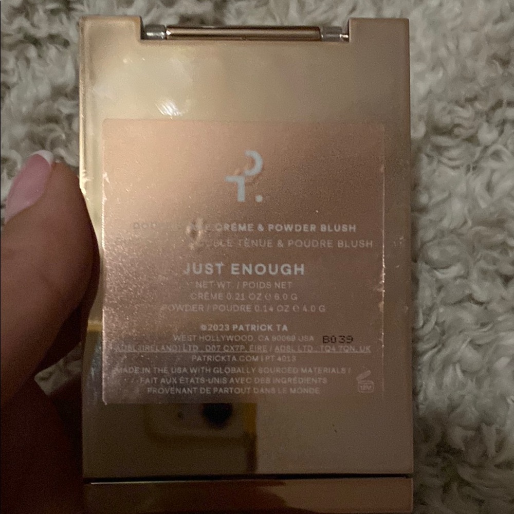 Patrick Ta Just Enough Blush Compact